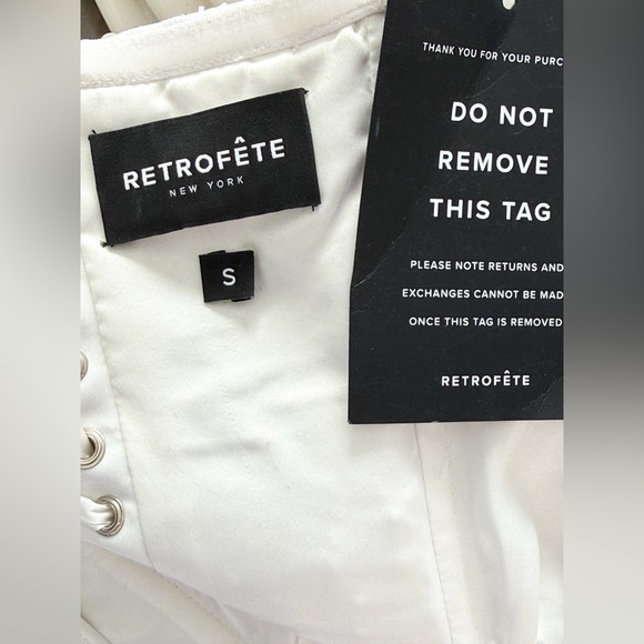 Retrofete Esmeray Strapless Embellished Dress Size S $1598 - Picture 15 of 16